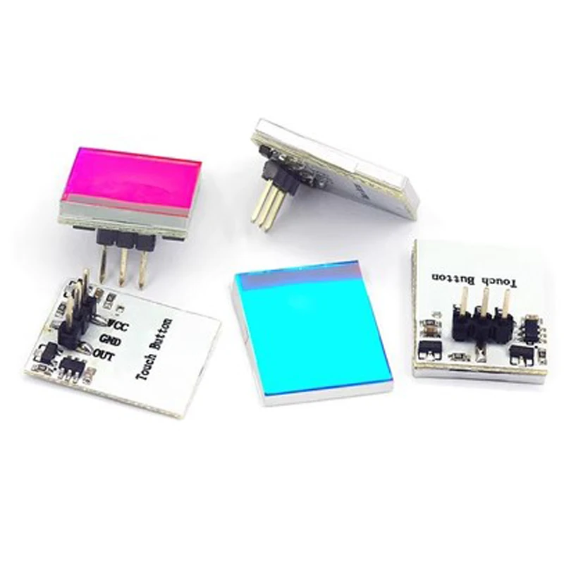 Grün blau rot und gelb Farbe RGB kapazitive Touch-Schalter Knopf modul 2,7 V bis 6 V Modul Anti-Jamming ist stark httm-Serie