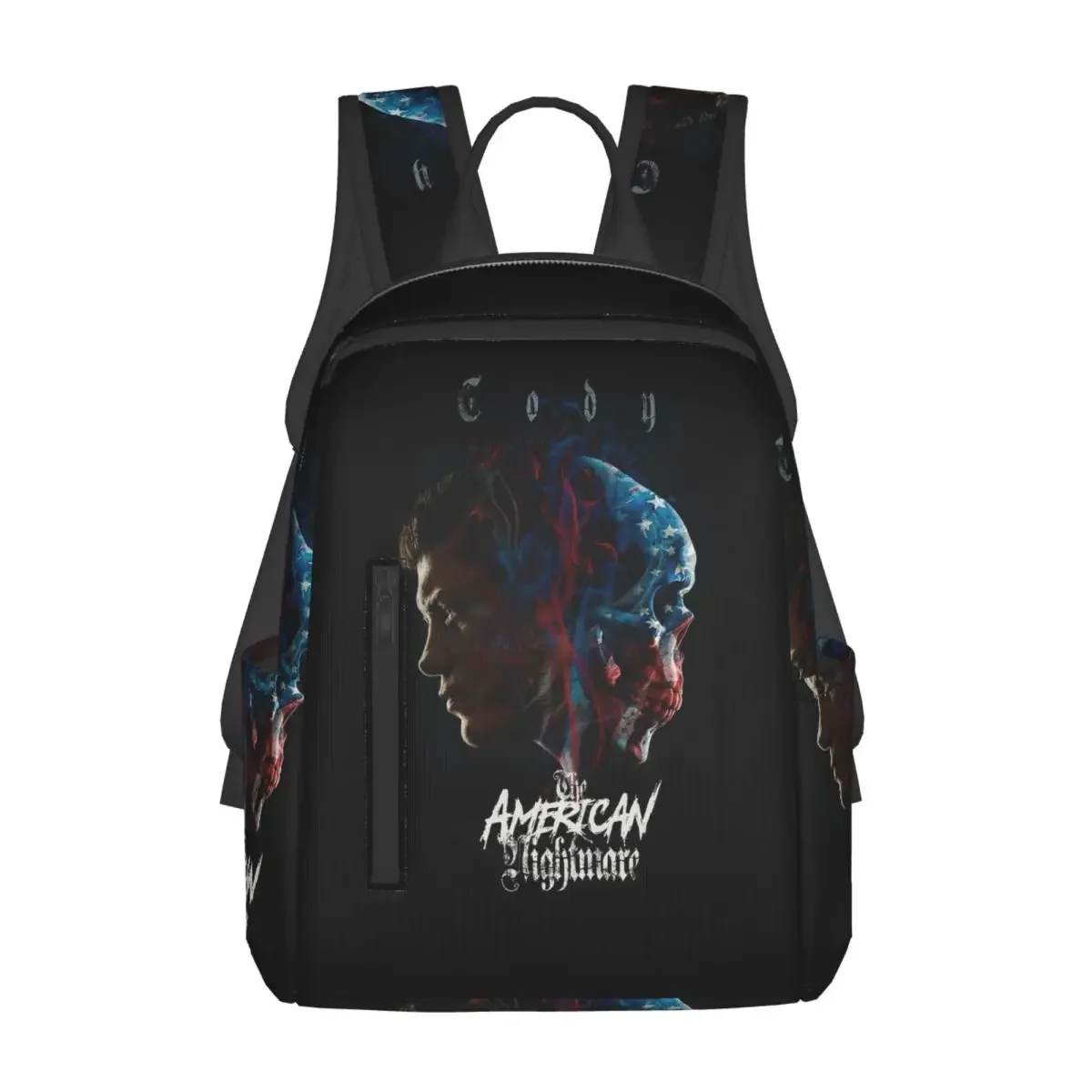 In The Ring Cody Rhodes American Nightmare Backpack Daypack Kids BookBag School Bag Shoulder Bags for Men Women