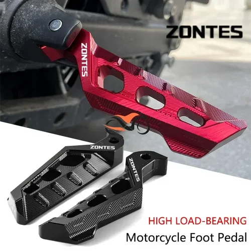 Para Zontes G1 125 ZT125 G1 ZT125U ZT 125 U ZT 310X ZT310R 2023 accesorios de motocicleta CNC reposapiés trasero de pasajero clavijas