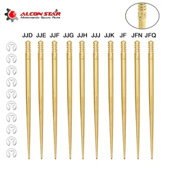 Alconstar 10pcs 59.5mm KEIHIN Motorcycle Modified Carburetor Main Oil Needle and Clips for Keihin PWK 32mm 34mm