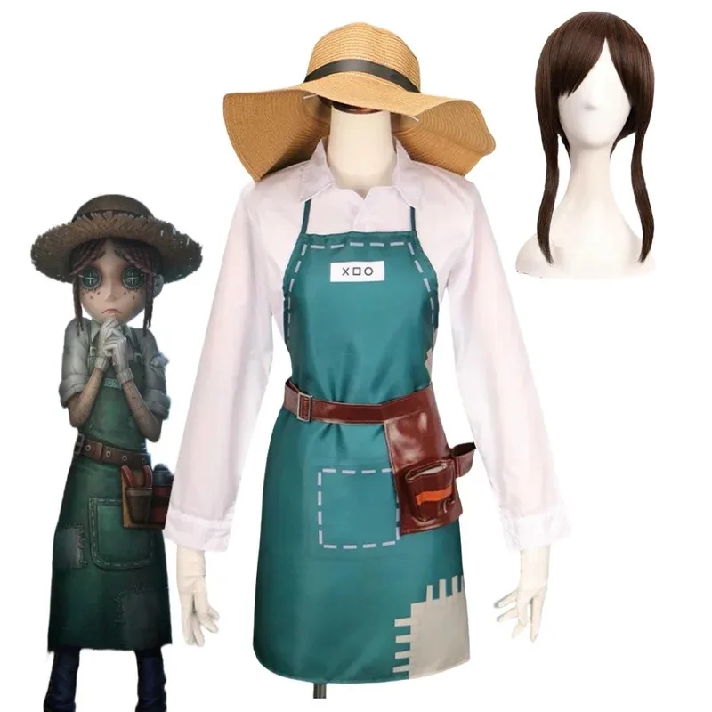 Gioco Emma Woods Costumi Uniformi da giardiniere Festa di Halloween Anime Costume cosplay da donna jk;6