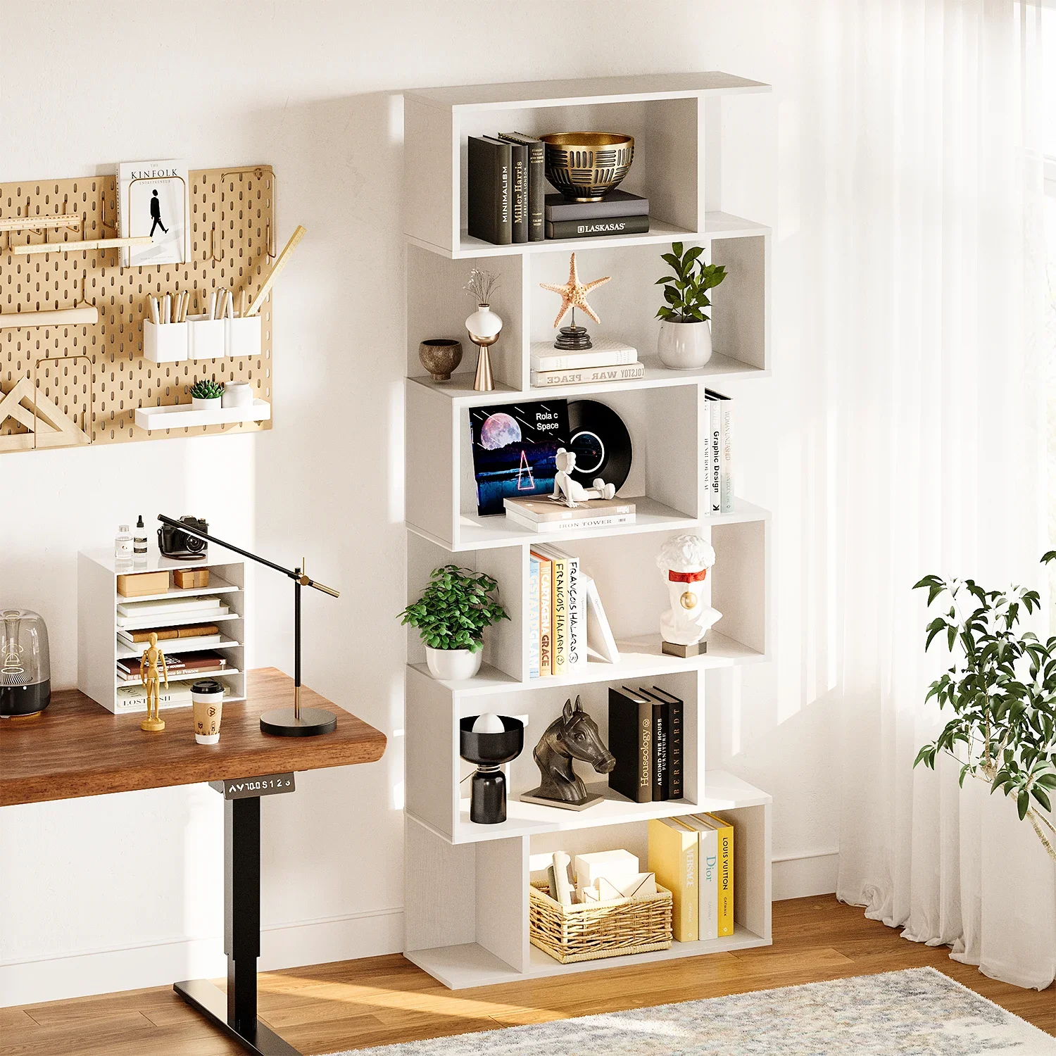 

#Bücherregal Einfaches Wohnzimmer Mehr schicht ige Lande regale Studenten arbeits zimmer Kleines Display Lager regal Lager
