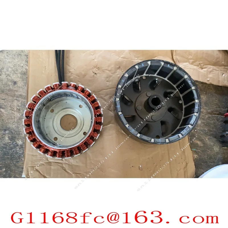 Extender Generator Stator Rotor Pure Copper 27-Pole Coil Electric Vehicle 48v To 72V