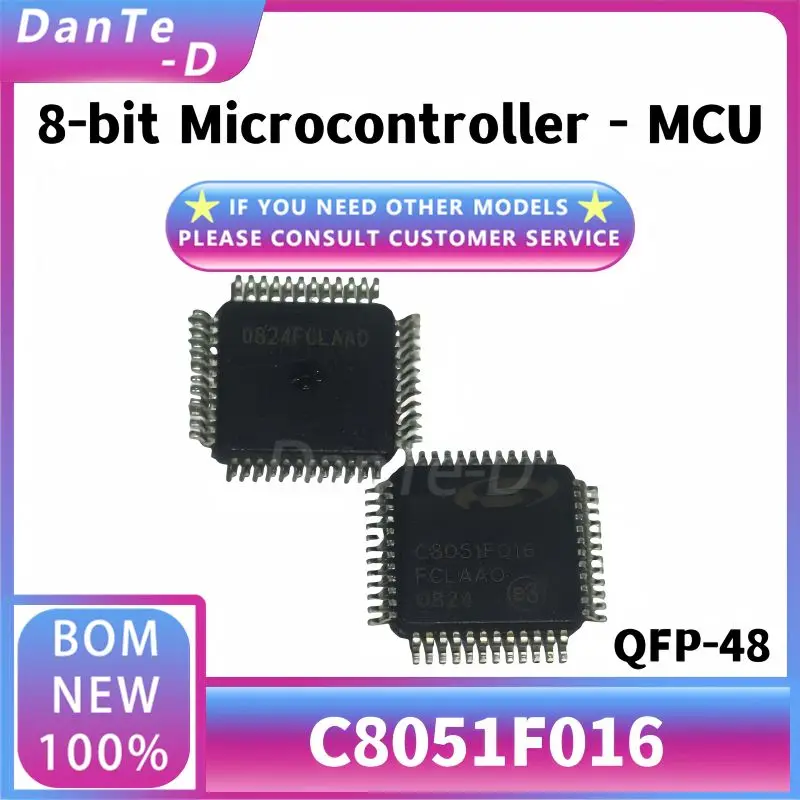 رقاقة MCU مفردة ، أصلية ، أصلية ، أصلية ، IC ، C8051F016 ، 2.8 ، 8 بت