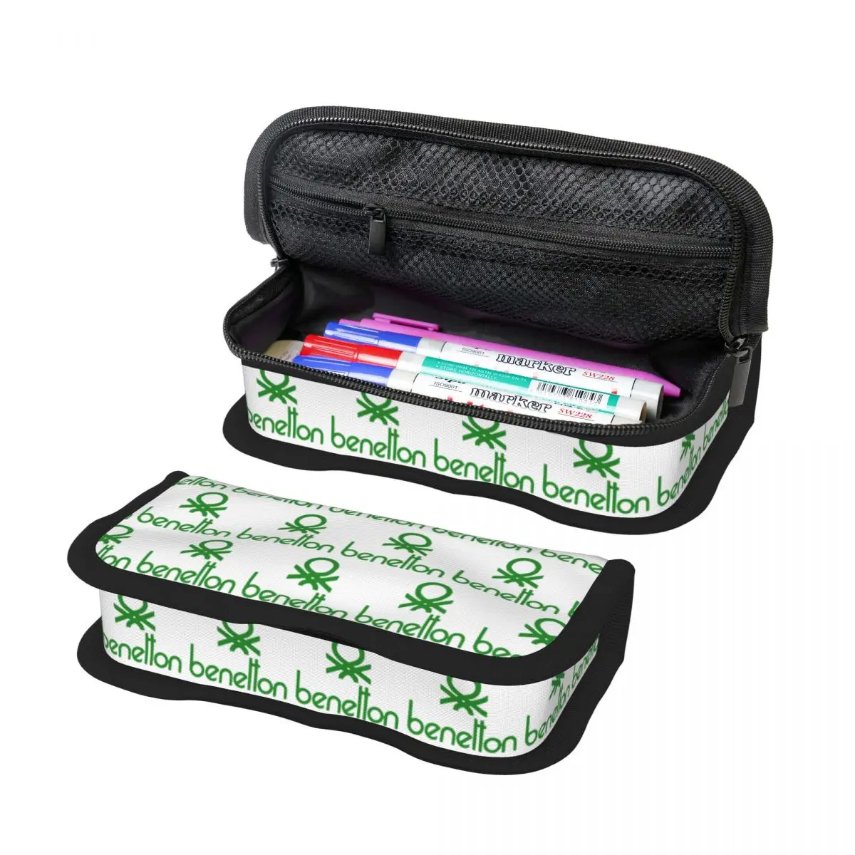 United Colors Of Benetton Pencil Case for Studen Gifts Pen Box Pencil Bag Stationery Supplies Pen Holder Bag