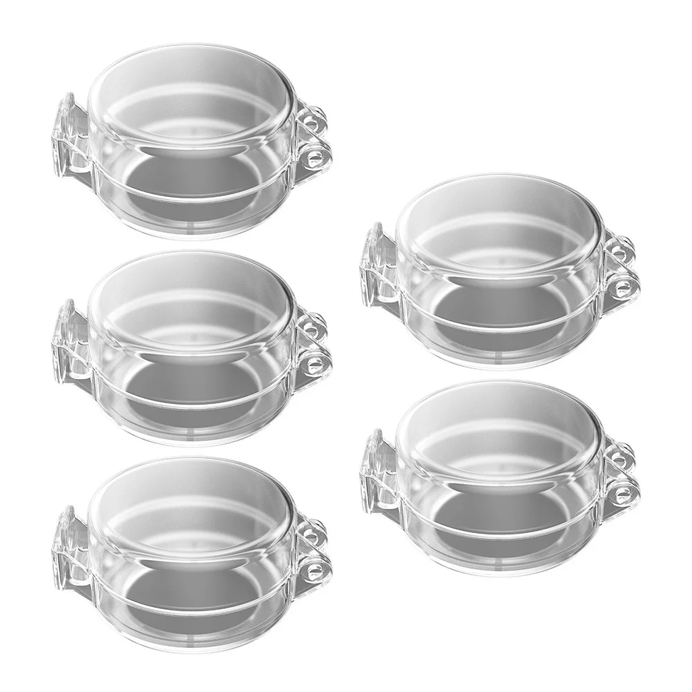 5pcs Gas Knob Gas Stove Burner Covers Transparent Child Safety Guards For Oven Burner Protector Stove Knob Safety Covers