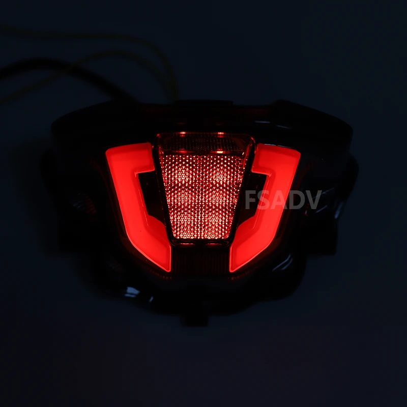 Clear/Smoke/Red Rear Tail Light Brake Turn Signals Integrated LED Light For Yamaha MT07 MT-07 MT 07 2025 Motorcycle