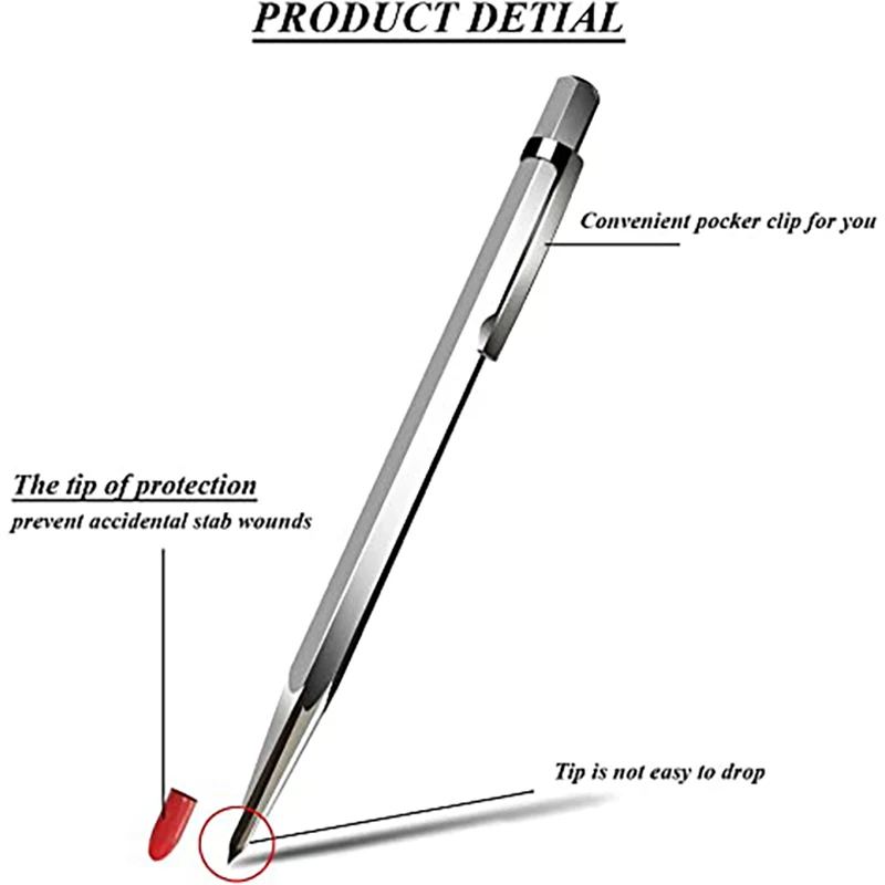 Glass Cutting Tool Diamond Glass Cutter Carbide Scriber Hard Metal tile Machine Lettering Pen Engraver Glass knife Scriber