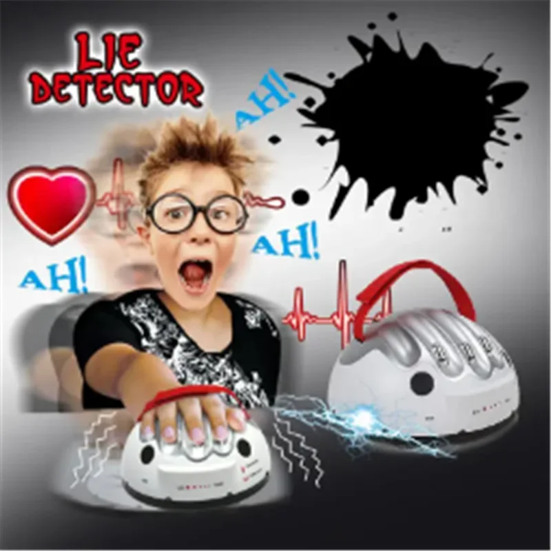 Micro-shock Board Game Toy The Truth or Dare Lie Detector Finger Electroshock Test Multiplayer Party Game Toy Gift for Boy Girl