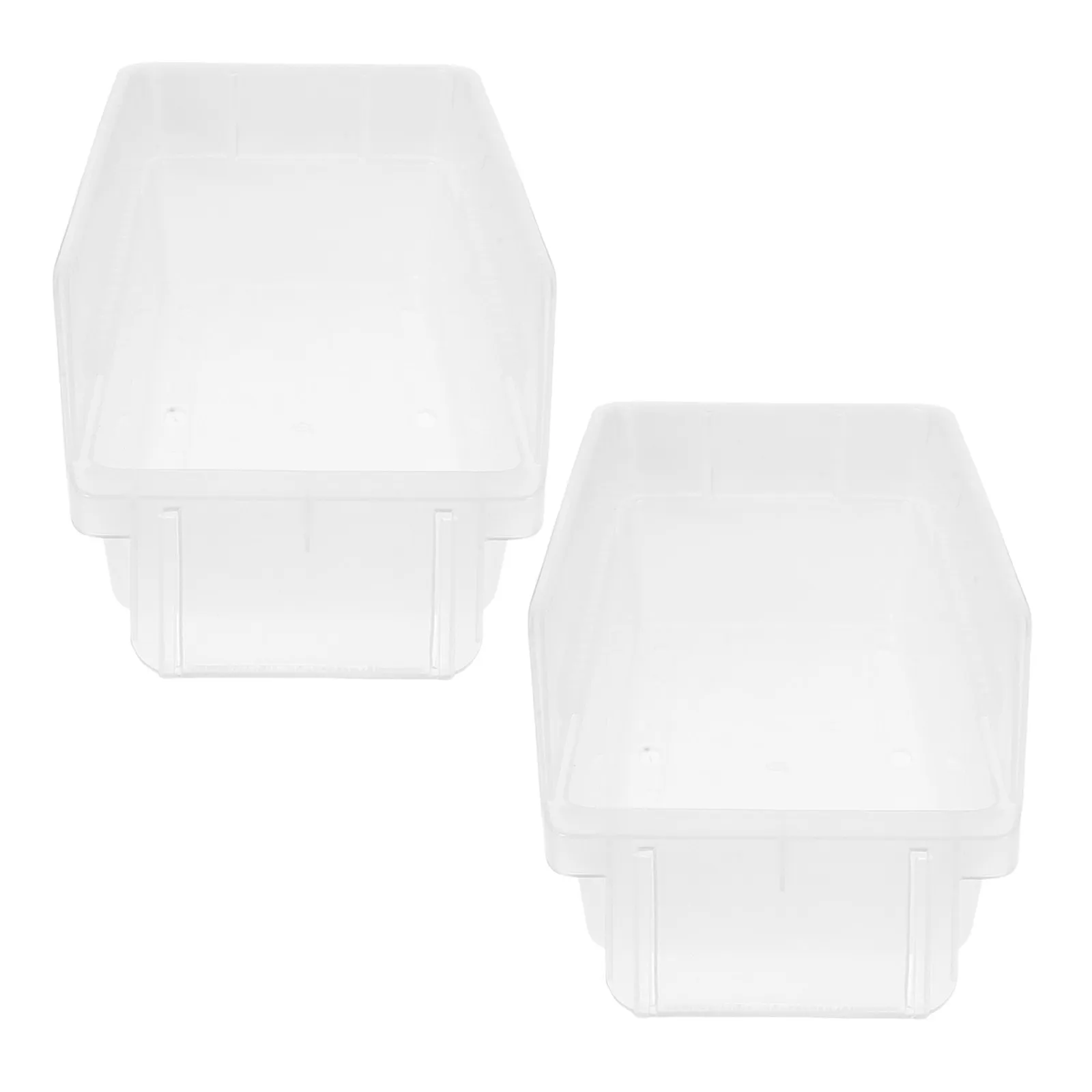 

Набор из 2 шт. пластиковых органайзеров для лекарств с открытым фронтом, штабелируемые, экономящие место, для аптек, дома, больниц и клиник