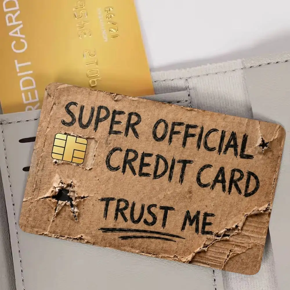 Super Official Credit Card Skin Stickers For Bank Card Bus Metro Card Sticker Waterproof