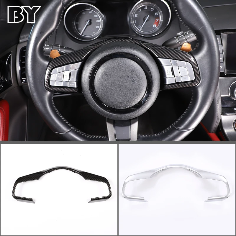 

For Jaguar F-TYPE 2013-2023 Steering Wheel Frame Trim Cover Car Sticker Accessories 1pcs