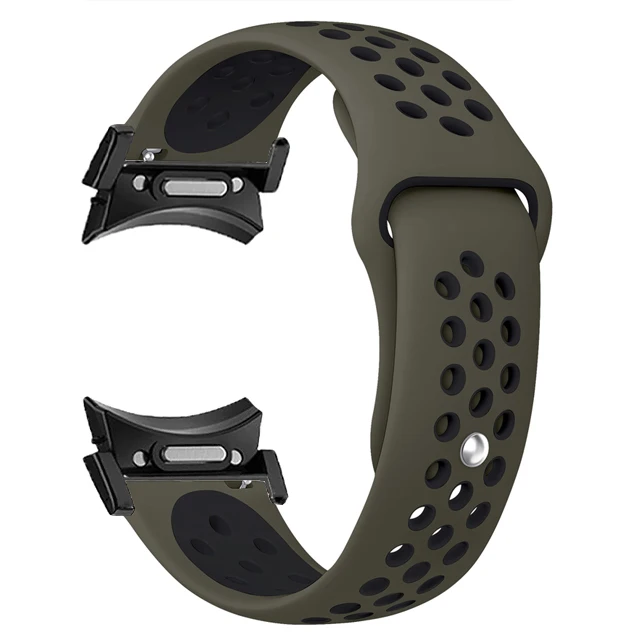 20mm No Gaps Band For Samsung Galaxy Watch 6 4 Classic 5 Pro 47mm 43mm Silicone Correa Bracelet Galaxy watch 6 Strap 44mm 40mm