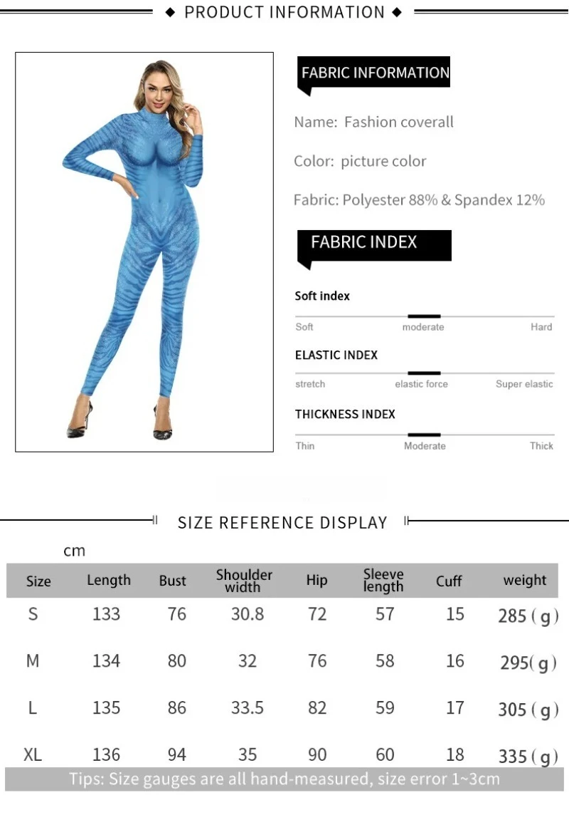 الصورة الرمزية تأثيري حلي الكبار للجنسين ارتداءها هالوين حفلة مهرجان الزي طريقة المياه دور اللعب الجلد الأزرق حللا ضيقة