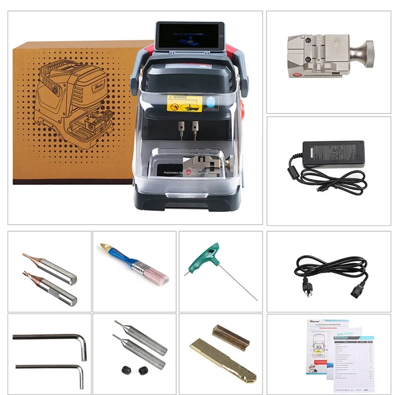 XP005L Automatic Key Cutting Machine Universal Duplication Car Household Keys Tools With High-Definition Digital Display Screen