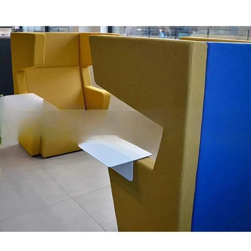Nordic Simple Office High Back Booth Lounge Single Private Sofa
