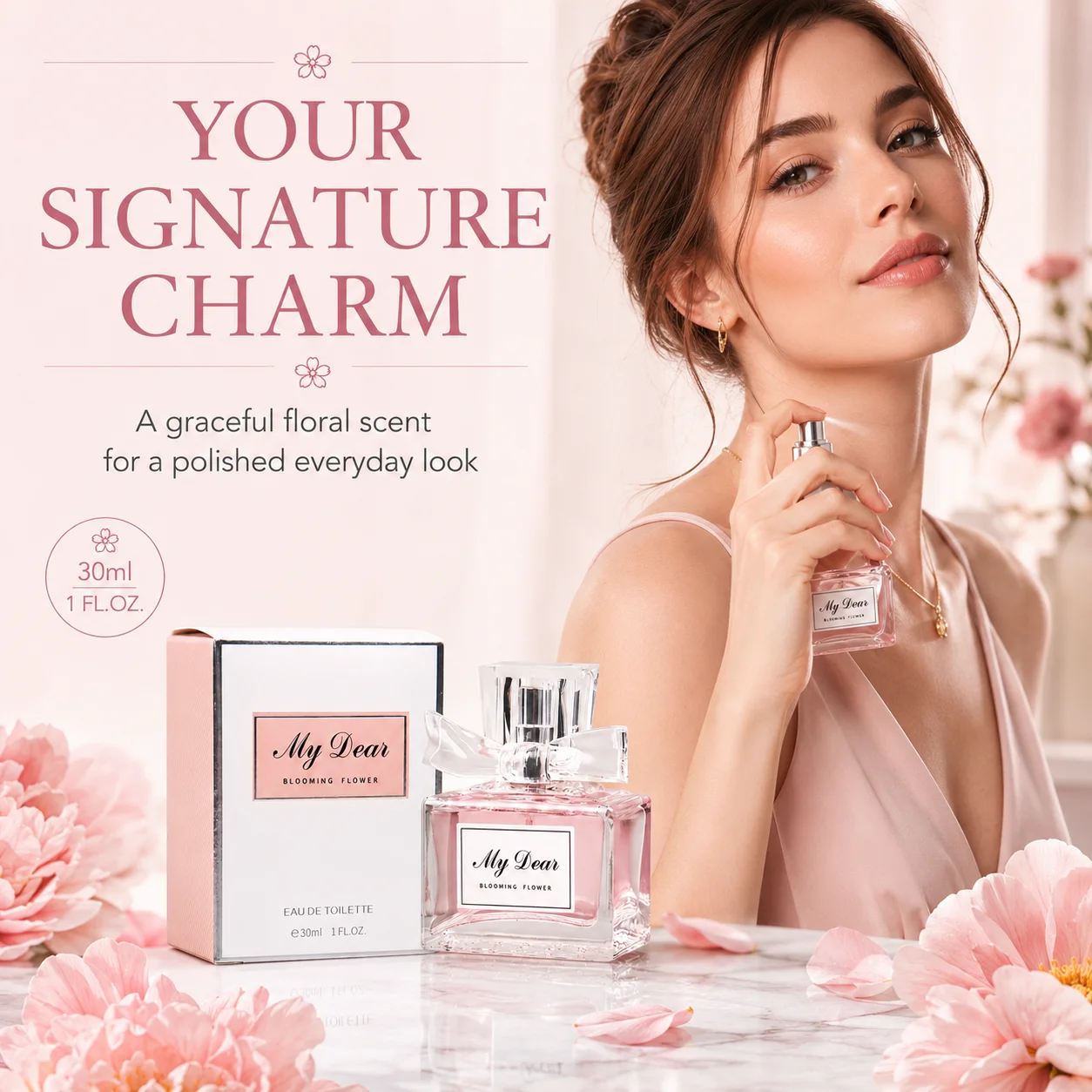 30ml Floral Sweetheart Perfume EDT Eau De Toilette Long Lasting Fragrance Portable Travel Suit Gift First Choice