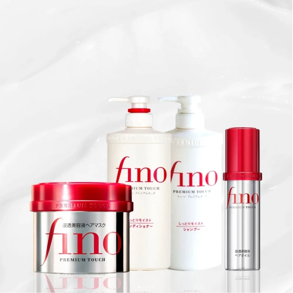 

Fino Hair Care Shampoo Conditioner Hair Mask Oil Cleaning And Oil Control Repaire Damage From Perming Dyeing Dry Frizzy Skin