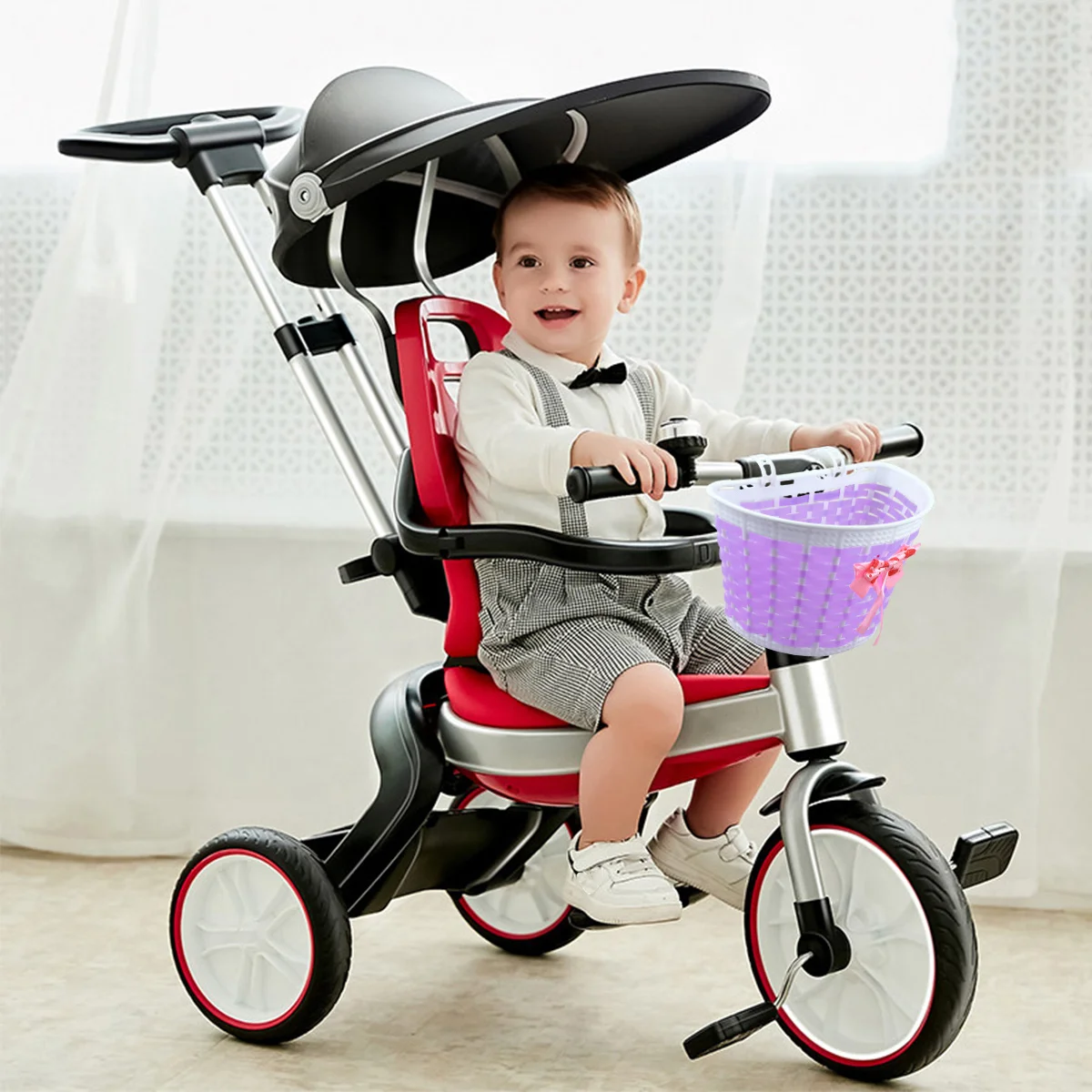 

4 Pcs Handlebar Streamers Kids Bikes Accessories Decorative Supplies Durable Bike Ornament Material Holiday Gift