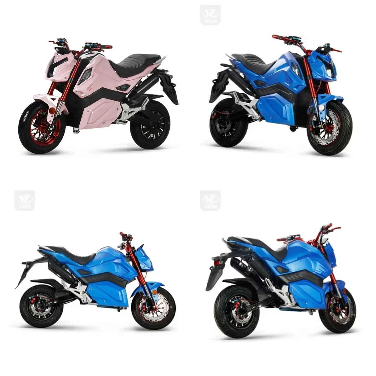 

STLF luyuan Motorcycle2000W Electric Bike Cheaper 48V Pedal Electric Bike Moped Scooter Racing Electric Motorcycle