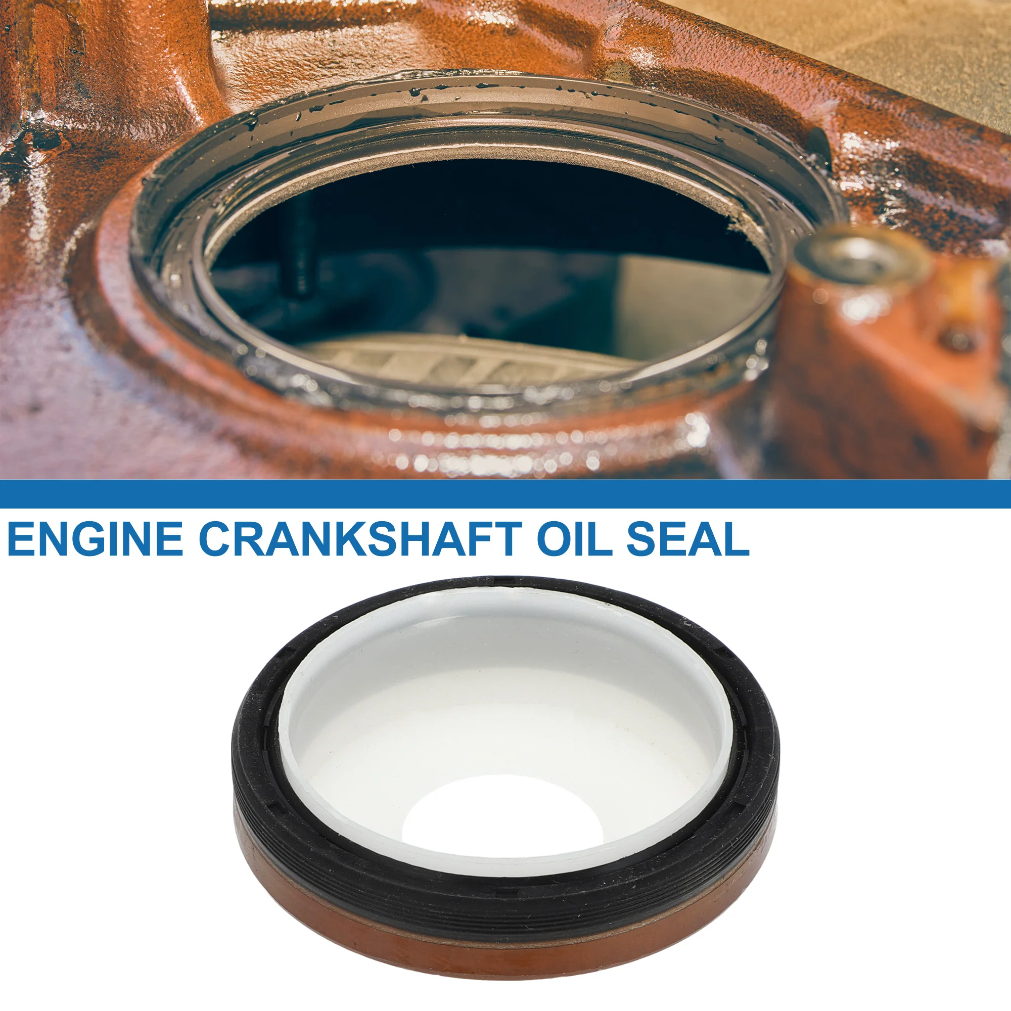 

UXCELL Crankshaft Oil Seal for Chevrolet Colorado No.89017622 Main Seal 1 Pc