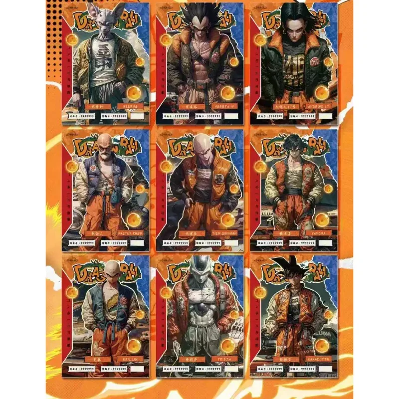 Dragon Ball Cartões Colecionáveis Personagem de Anime Son Goku Super Saiyan SSP Cartão Precioso Anime Periférico Presentes Brinquedos