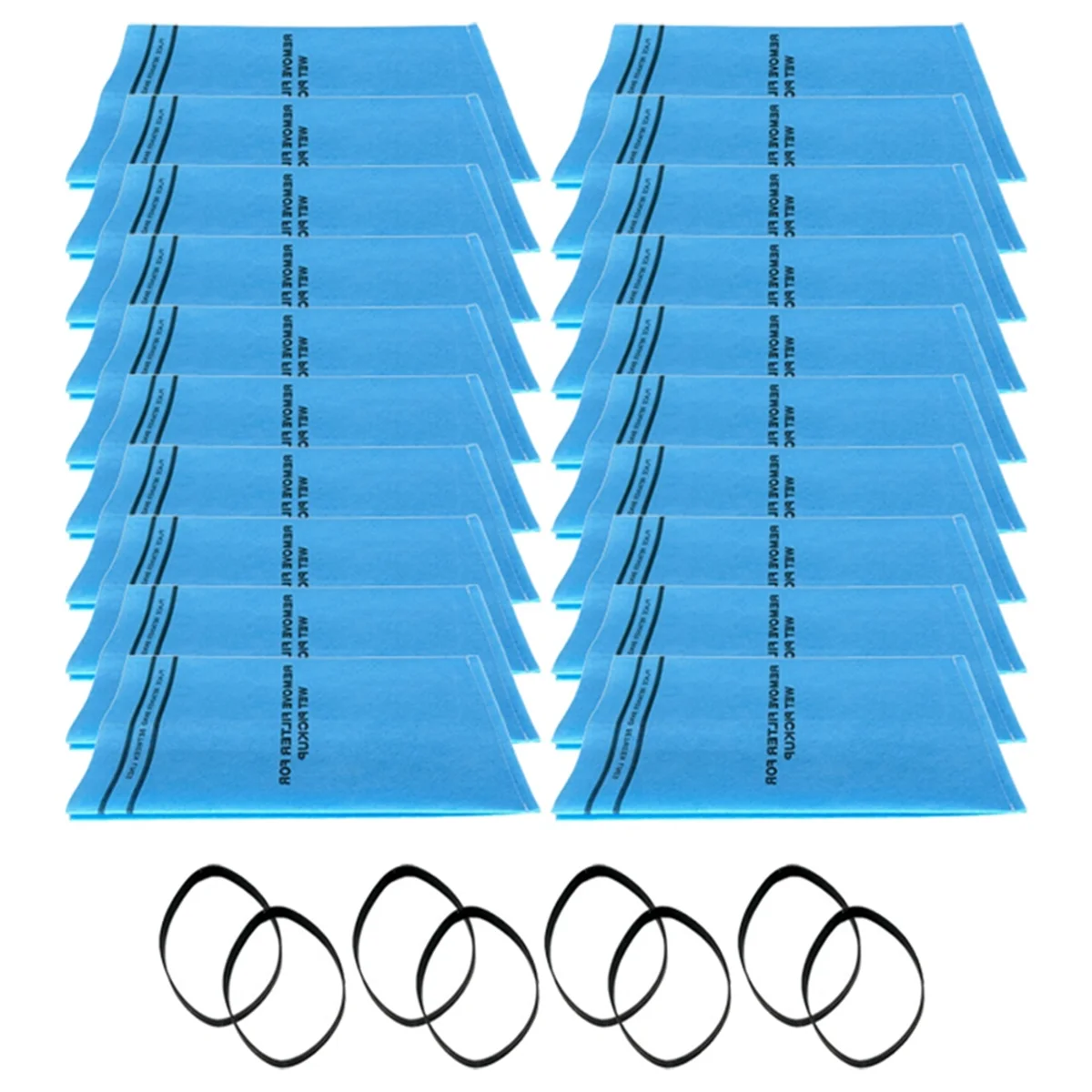 BAAQ 20 Buah Filter Vac Basah Kering untuk Stinger 2,5 Hingga 5 Galon, untuk 9-38737 dengan 8 Pita Penahan