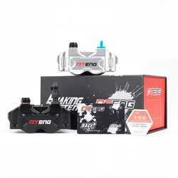 Modified Radial Four-Piston Front Brake Caliper Pump Disc Universal Refit Electric Motorcycles for YAMAHA HONDA SUZUKI 200/220MM