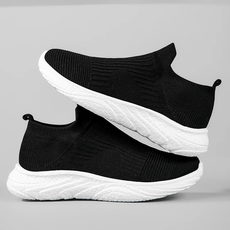 

Дышащая повседневная обувь, женские и мужские кроссовки, уличные кроссовки, низкие носки, обувь без шнуровки на мягкой подошве, легкий размер 36-45