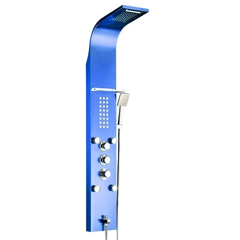

Shower shower set Intelligent constant temperature integrated wall-mounted bath Bathroom rain Home digital display shower screen