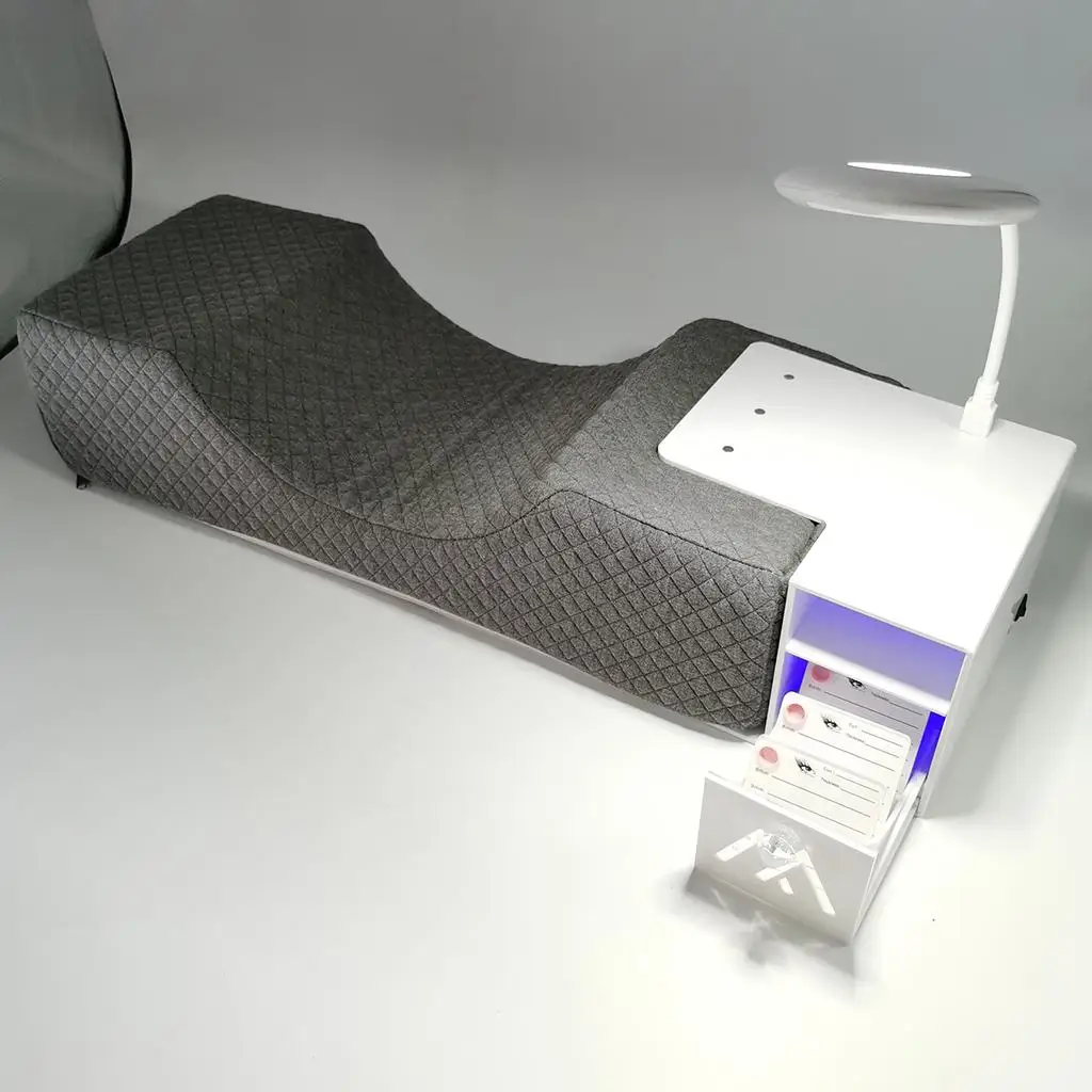 Make Up Extension Pillow Neck Support And Shelf for Salon Home