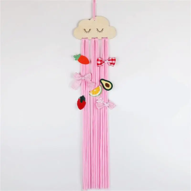 Bowknot Storage Pendant High Quality Bow Storage Diy Solid Wood The Clouds Wind Chimes And Ornaments Headgear Storage Pendant