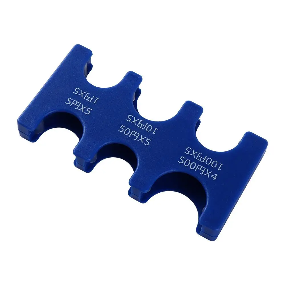 Caixa de moedas carta trocador de moedas bolsa carteira titular cor sólida japonês moeda titular dispensador moeda caso caixa de armazenamento de moedas