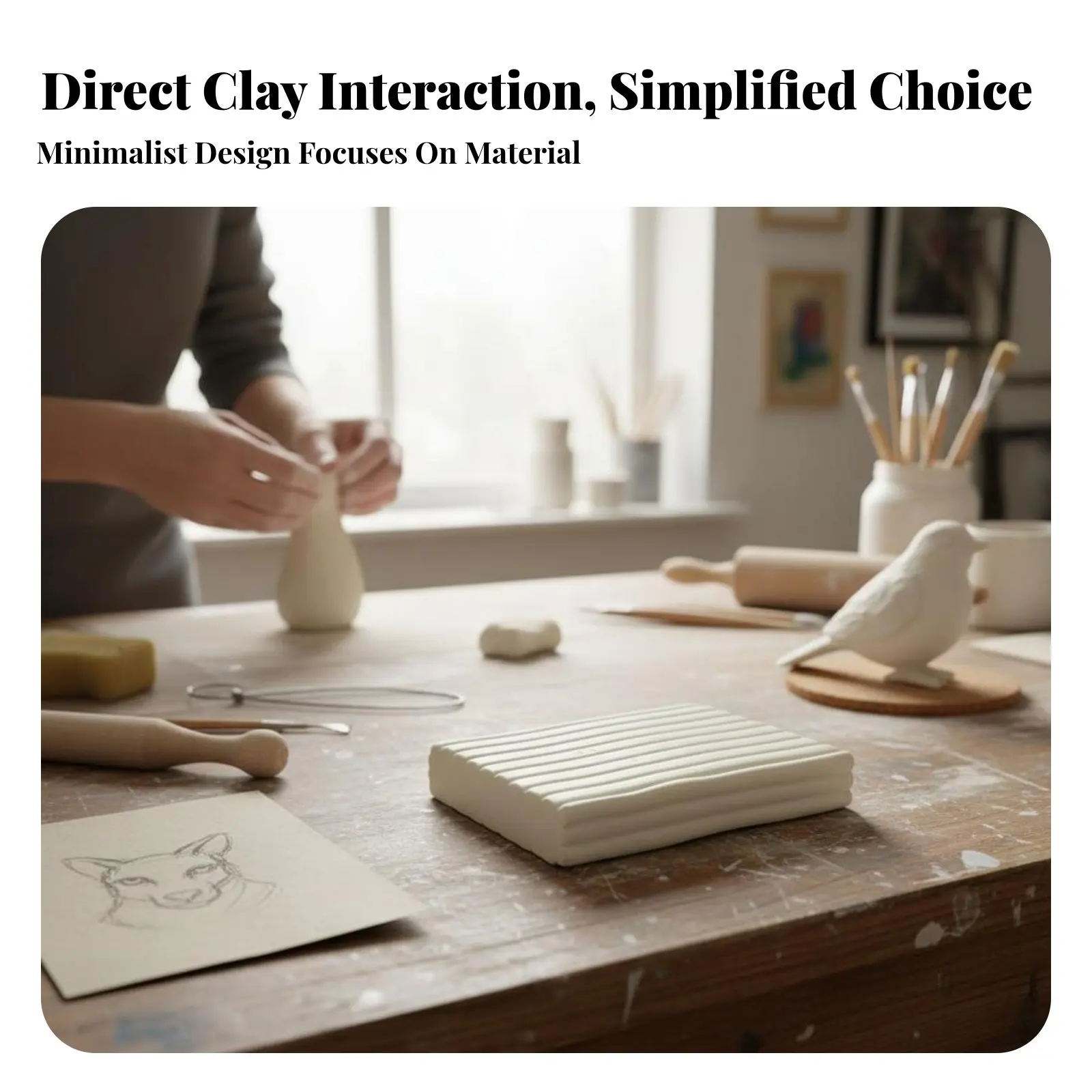 Niet-hardende kleibalk Herbrui - Art Craft Clay recensie en prijs