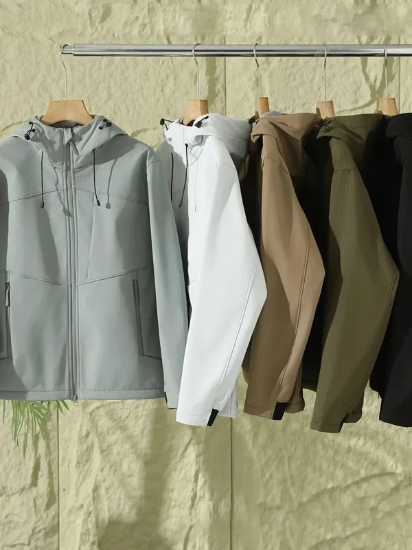 

Куртка-софтшелл с флисовой подкладкой, водонепроницаемая, ветрозащитная, теплая, всепогодная, для пар и молодежи, из полиэстера с эластаном.