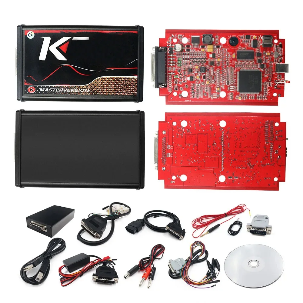 KESS V2.80 الاتحاد الأوروبي الأحمر KTAG V5.017 4 LED 2.25 SW على الانترنت غير محدود KESS K-TAG 7.020 Master KESS 5.017 Obd2 Tricore ECU أداة إصلاح