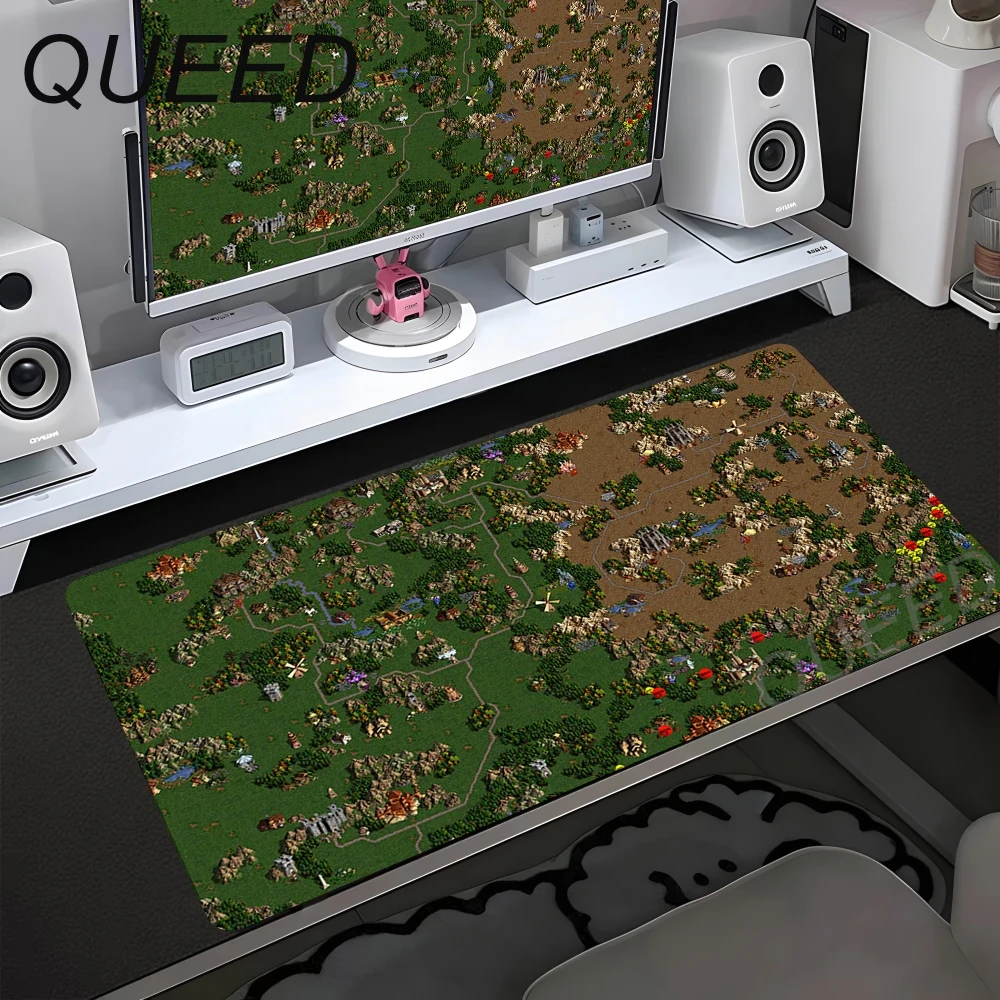 

Большой коврик для мыши Heroes of Might And Magic, резиновый коврик для клавиатуры ПК, геймерский коврик для ноутбука, XXL коврик для стола, милый коврик для мыши