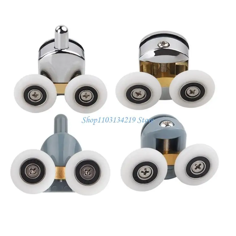 

N5KC Shower Door Sliding Glass Door Pulleys Replacement Bearing Rollers Runner