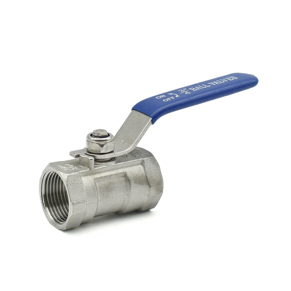 

Female Stainless Steel SS304 316 One Piece Ball Valve 1/4 "3/8" 3/4 "1" 1-1/4 "1-1/2" 2 "Tap Water Pipe Valve Switch