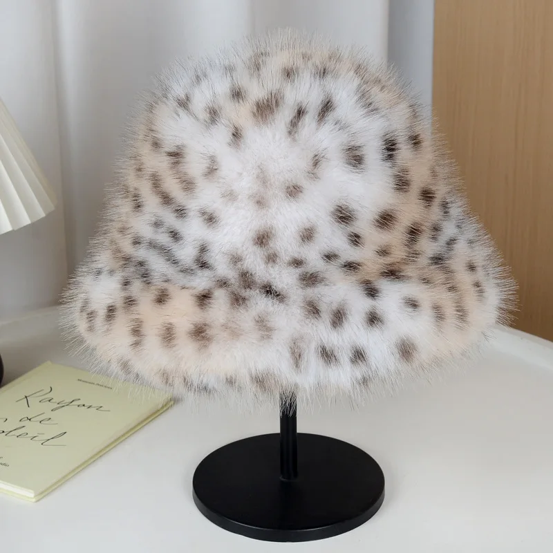 

Women's Winter Warm Beanies Fake Fur Keep Warm Wool Winter Hats Fashion Outdoor Female Girls Accessories