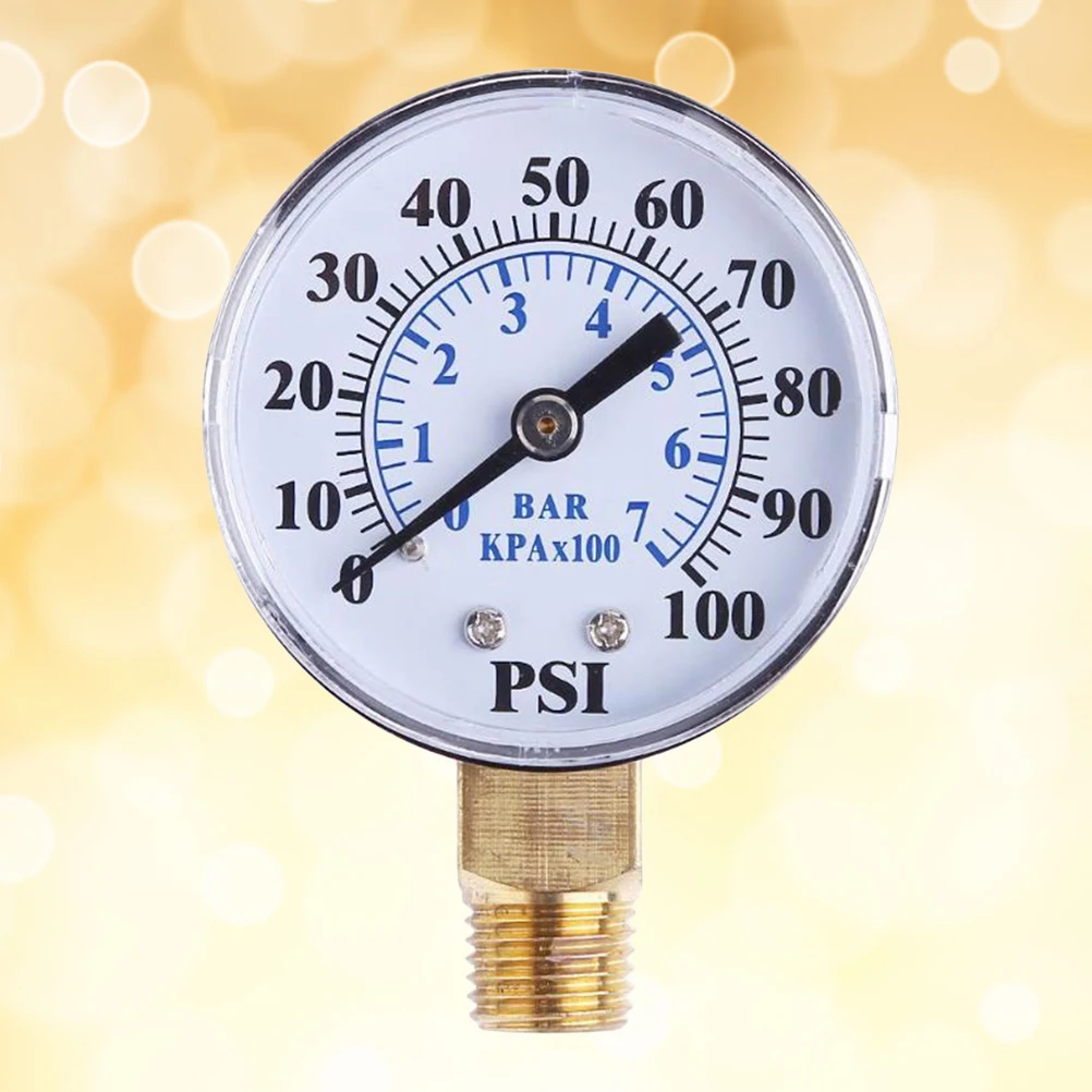

Pressure Gauge Utility Vacuum Stainless Steel Mini Gage Tester for Air Portable