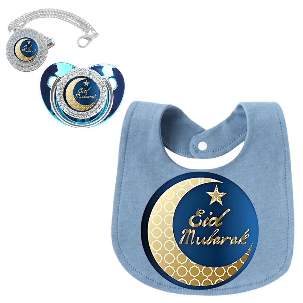 Produtos de alimentação do bebê chupeta azul brilhante babador recém-nascido kawaii oral jogar boca bisfenol a-livre manequim kawaii toalhetes de bebê único