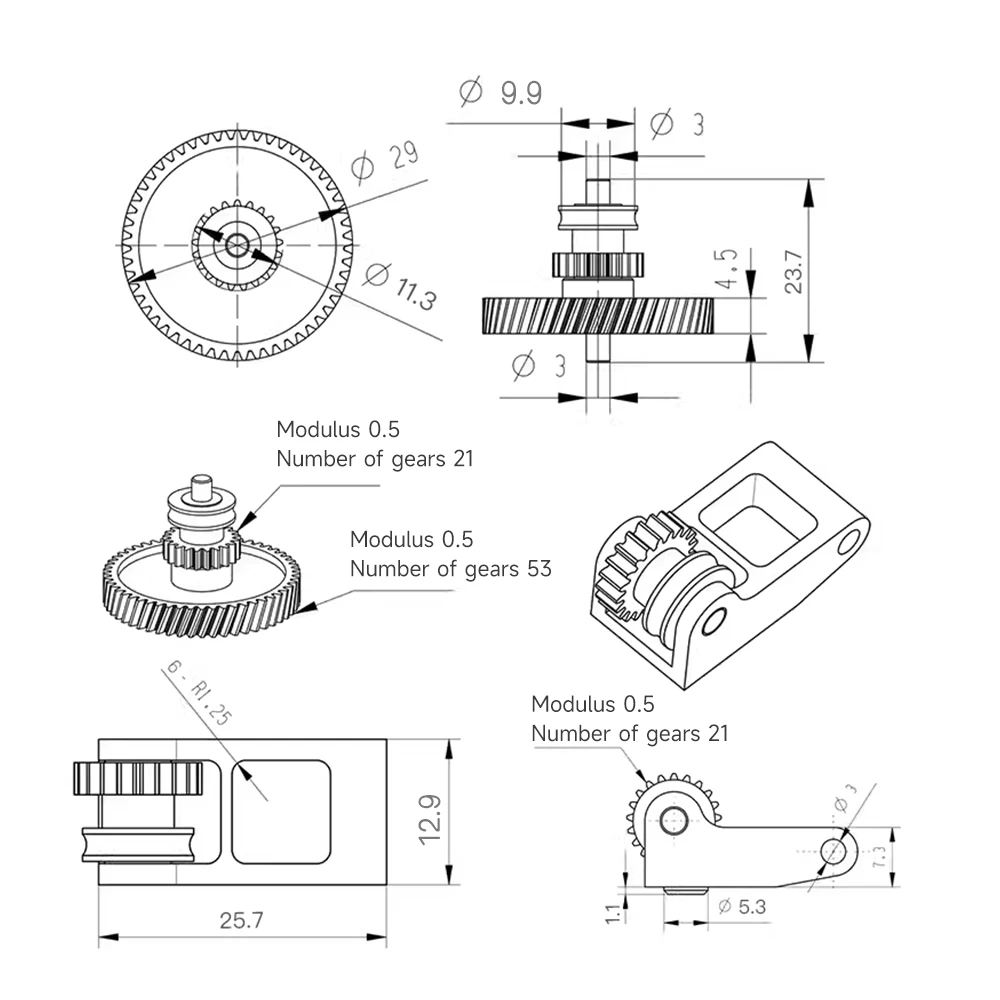 ل Bambu X1 P1 سلسلة ترقية DLC Nanocoated الصلب الصلب حلزوني والعتاد الجمعية النيكل تصفيح مقاومة للاهتراء جزء الطابعة ثلاثية الأبعاد #3