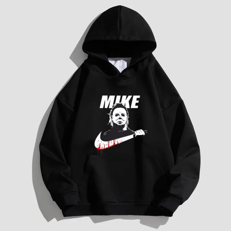 Halloween Michael Myers Hoodie Men Women Horror Movie Hip Hop Hoodies Sweatshirts Coats Pullover Fleece Sweater Brand Clothes