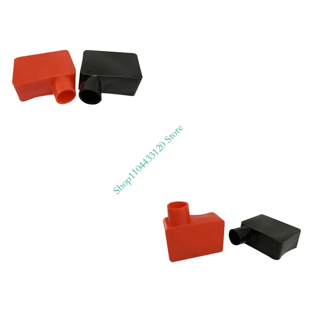 0XXD Protective Battery Terminal Covers Insulated Dustproof Sleeves PVC Terminal Protectors for Enhances Electrical Safety