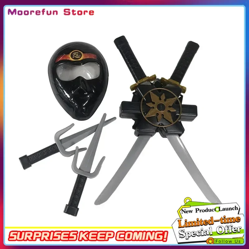 검 장난감 닌자 시리즈 일본 칼 할로윈 플라스틱 사무라이 야외 게임 장난감 역할 놀이 세트 소년용 소품