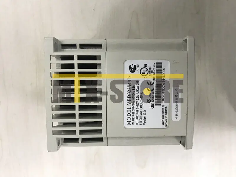 

1pcs USED DELTA VFD022S43D Frequency Inverter Drive 3PH 3HP 460V