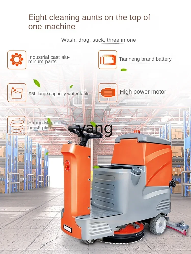 CX Ride-on Scrubber Factory Workshop Industrial Warehouse Property Garage Commercial Electric