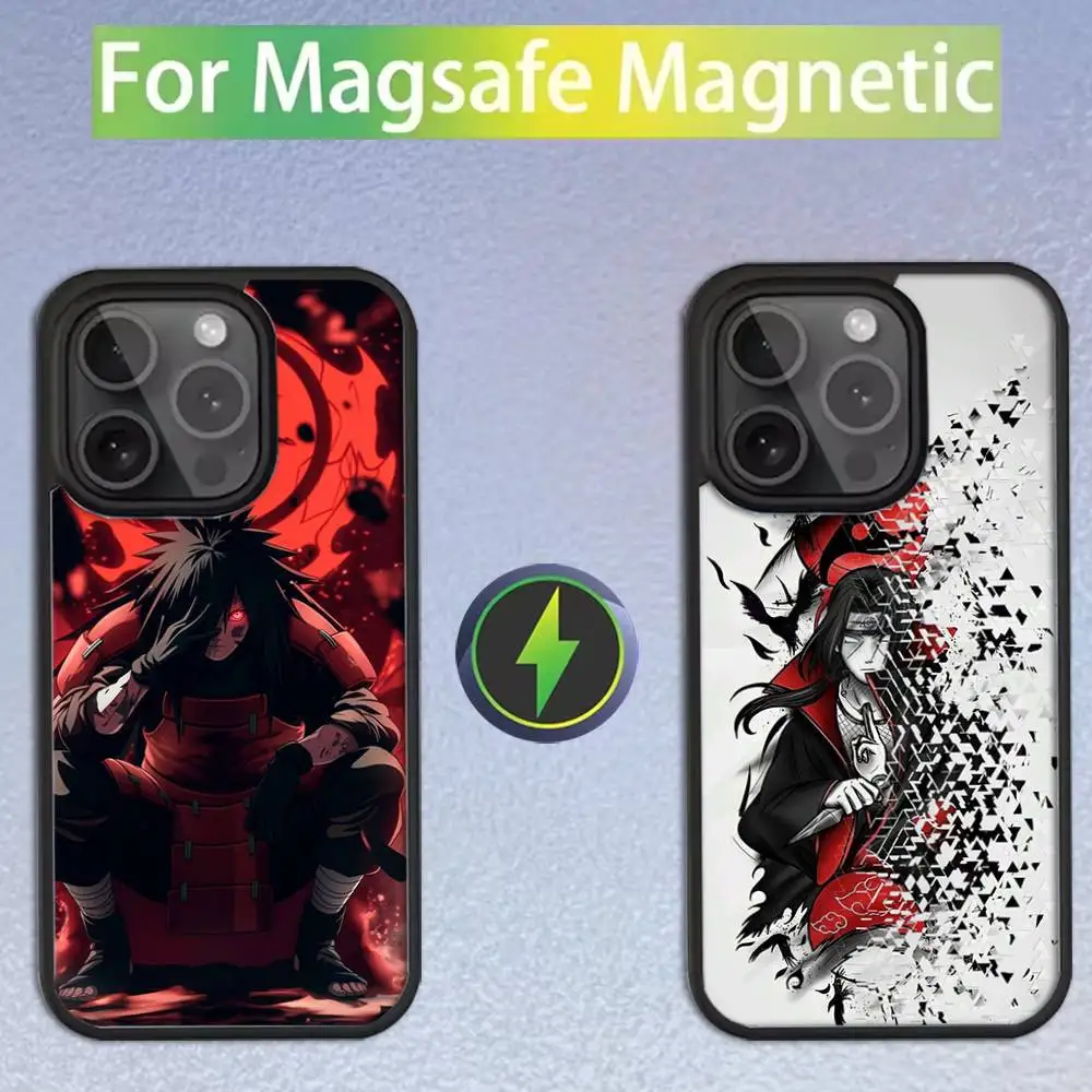 

U-Uchiha M-Madara I-Itachi Phone Case For iPhone 16,15,14,13,12,11,Pro,Max,Plus,Mini,SE Magsafe Magnetic Wireless Charging
