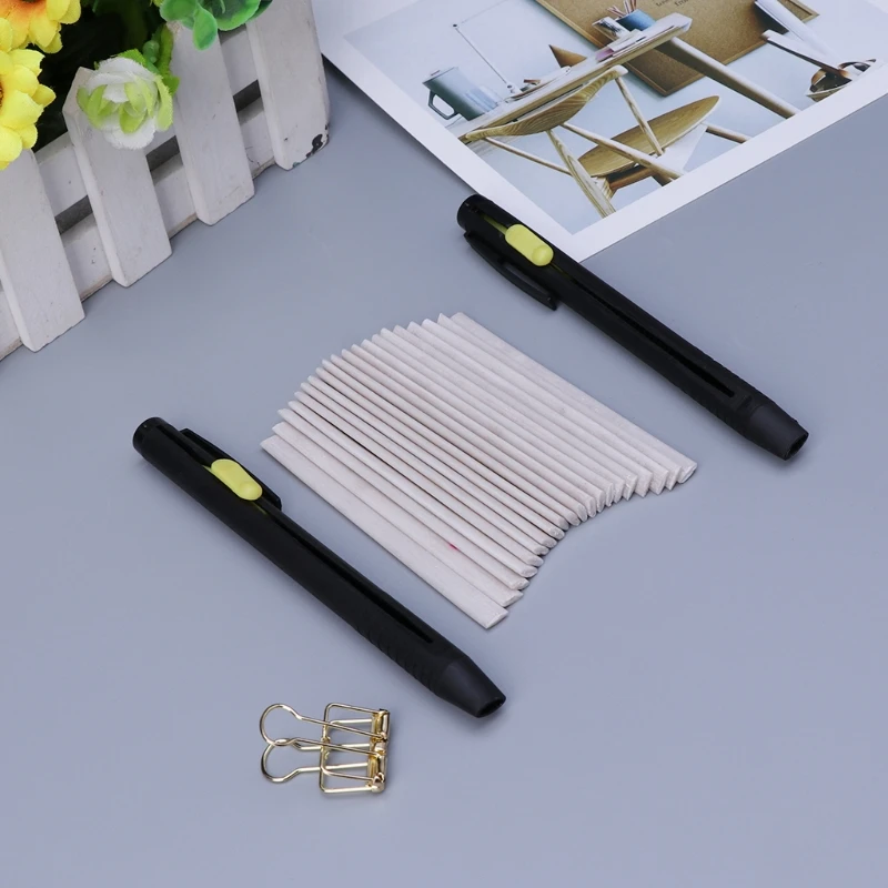 1 Set Tailors Chalk Pen Pencil Dressmakers Invisible Marking Sewing Fabric Cloth Drop Shipping